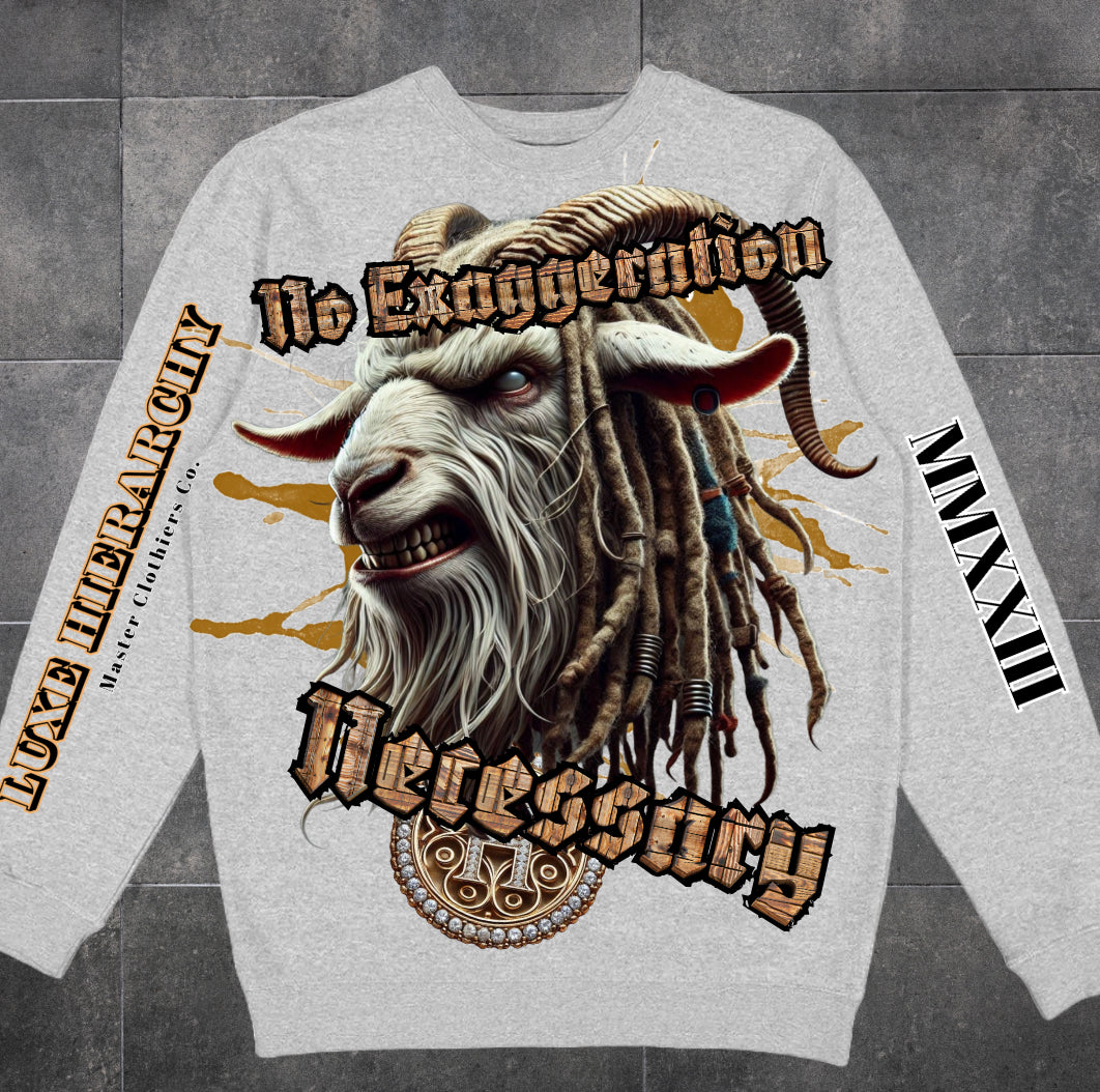 THE GOAT No Exaggeration Necessary (Heather Grey)