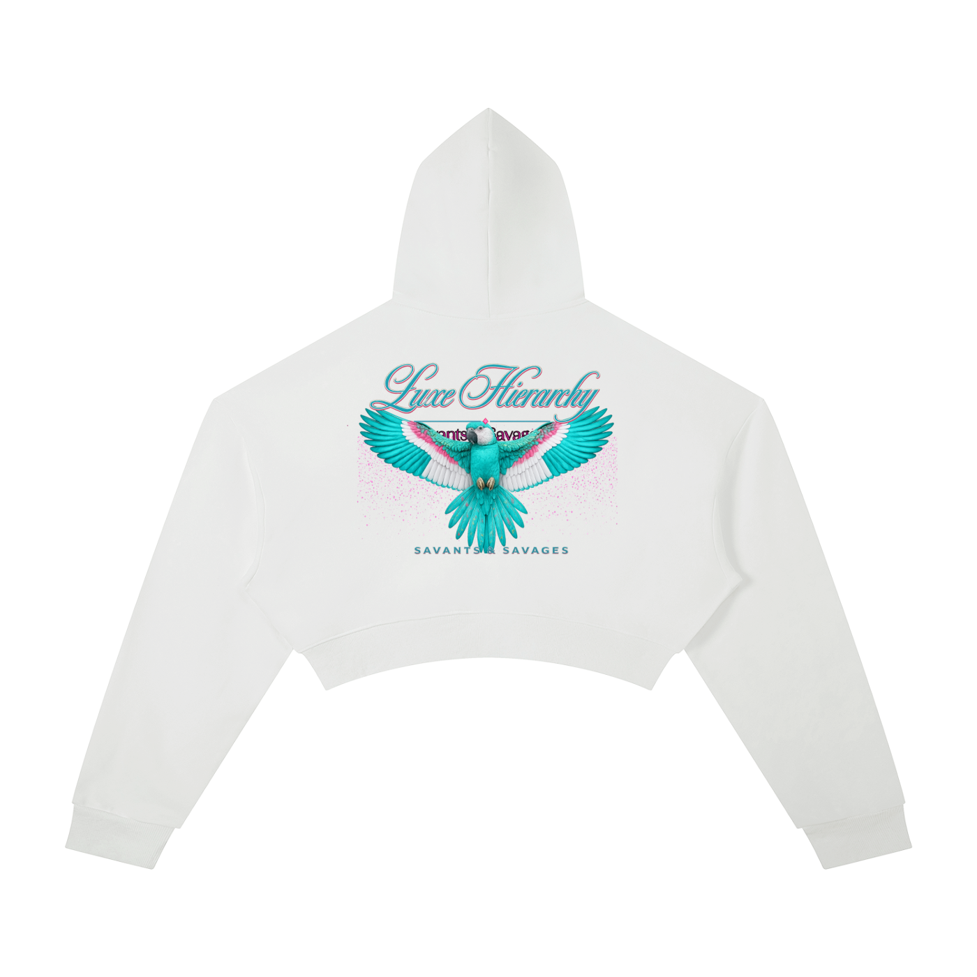 savantsandsavages,luxehierarchy,croppedhoodie,womens