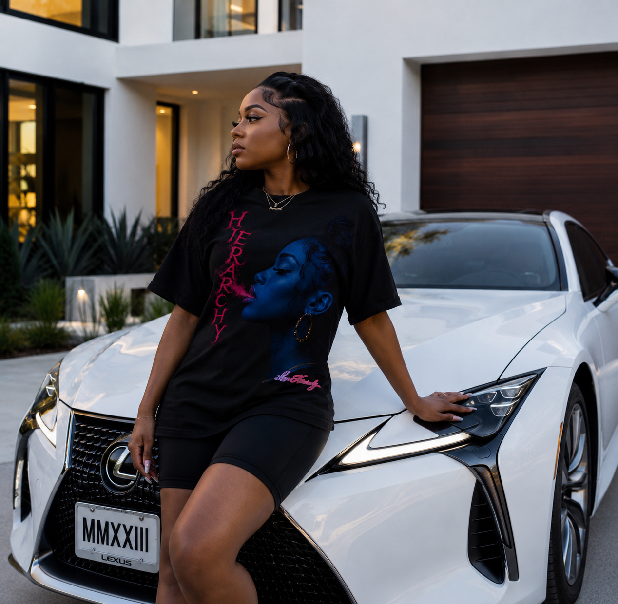 Nocturnal Aura Boxy Oversized T-Shirt