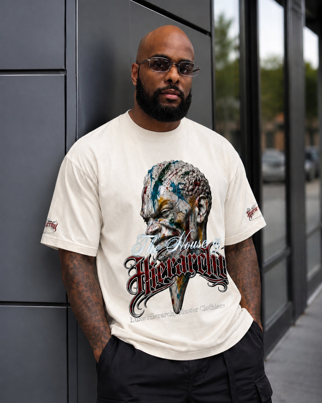 premiumtees,houseofhierarchy,luxehierarchy,dropshouldertee,controlledchaos