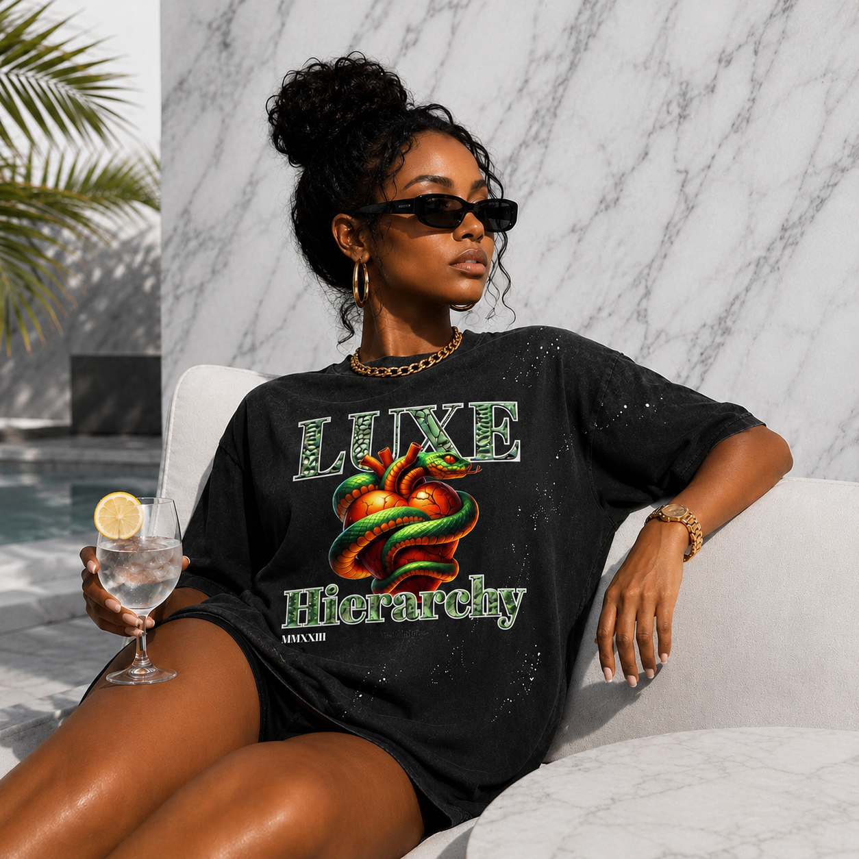 Desire Vs Discipline -Frayed Sunfade  T-Shirt