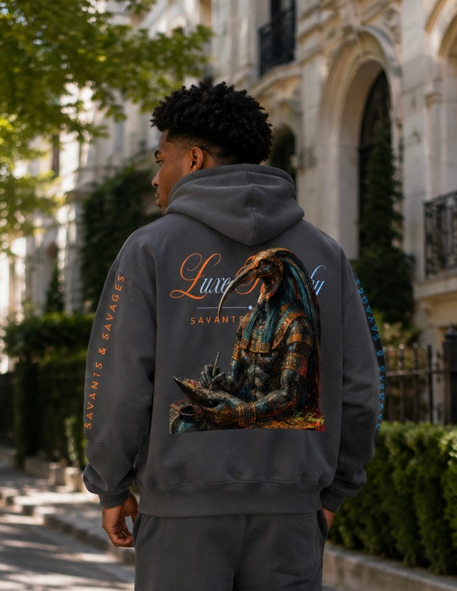 O.G Trismegistus Oversized Fleece Boxy Hoodie