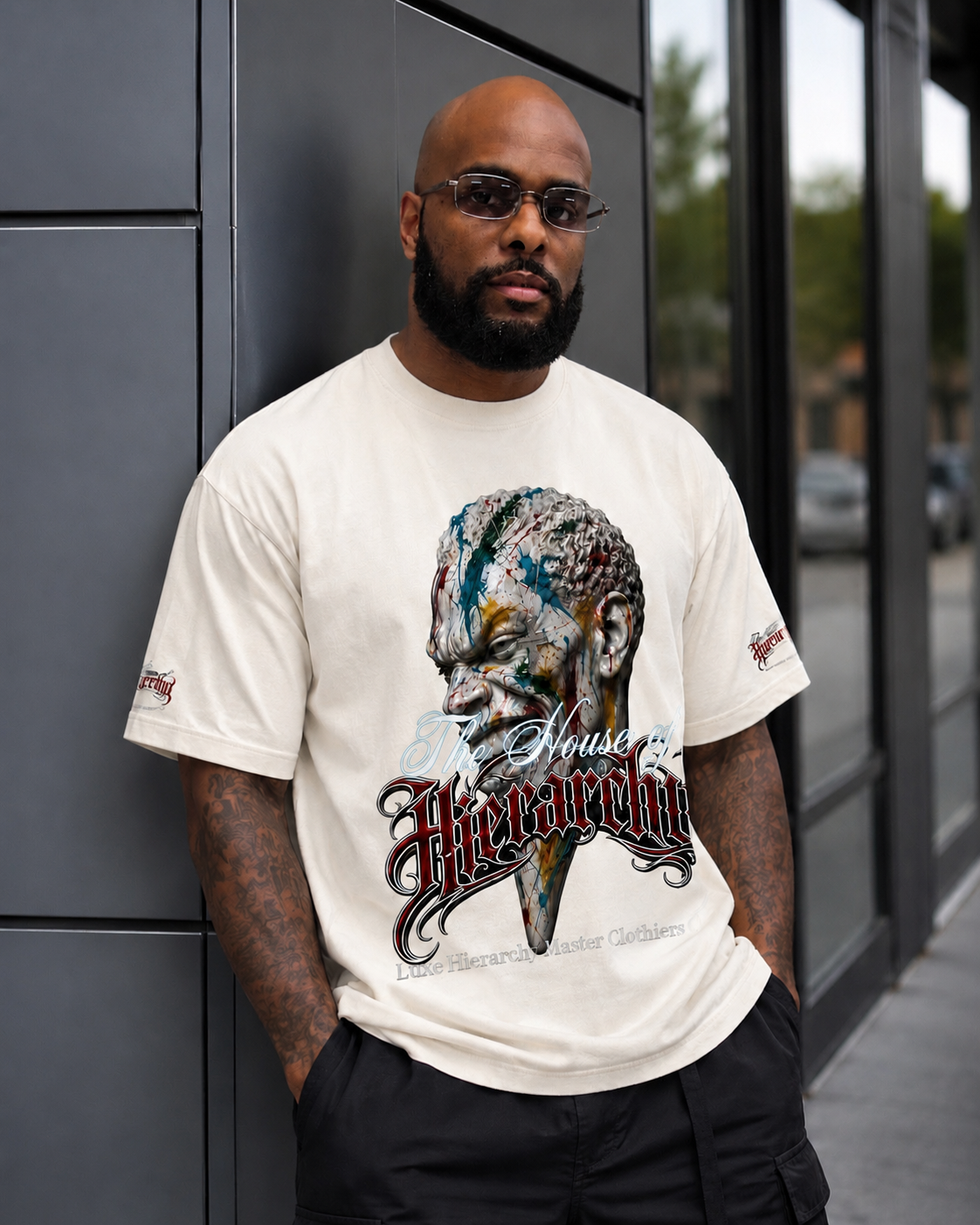 "Controled Chaos" Weavyweight Drop Shoulder T-Shirt
