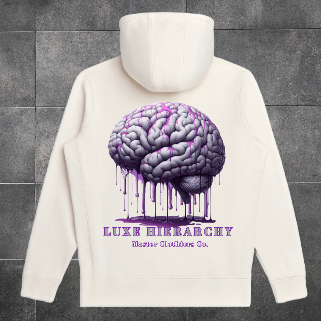 Wiz•Dem (Cream) Premium Hooded Sweatshirt